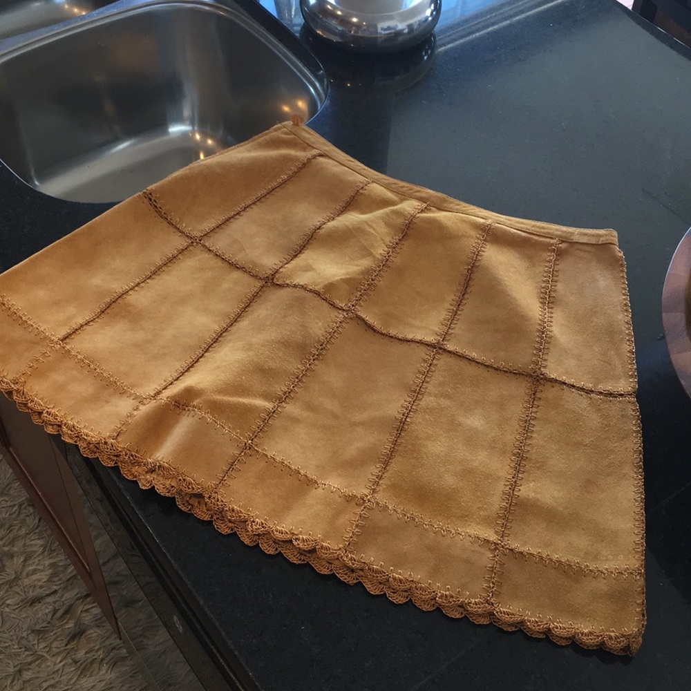 Free People suede skirt! Size 12